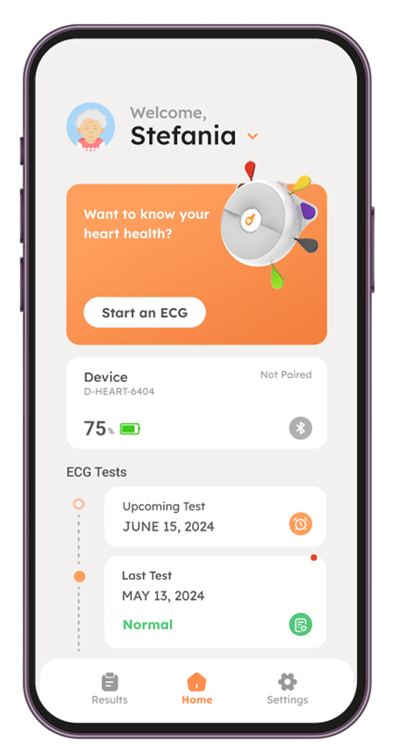 D-Heart App Interface